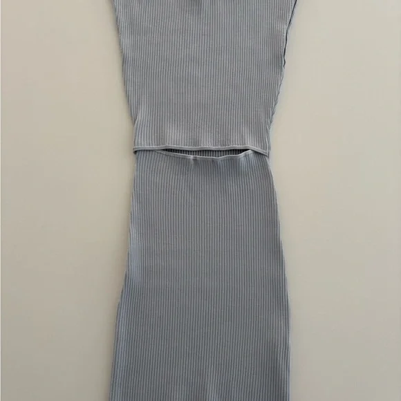 💙Wilfred CUTOUT KNIT MINI Sterling Blue XS - NWT - Picture 2 of 6
